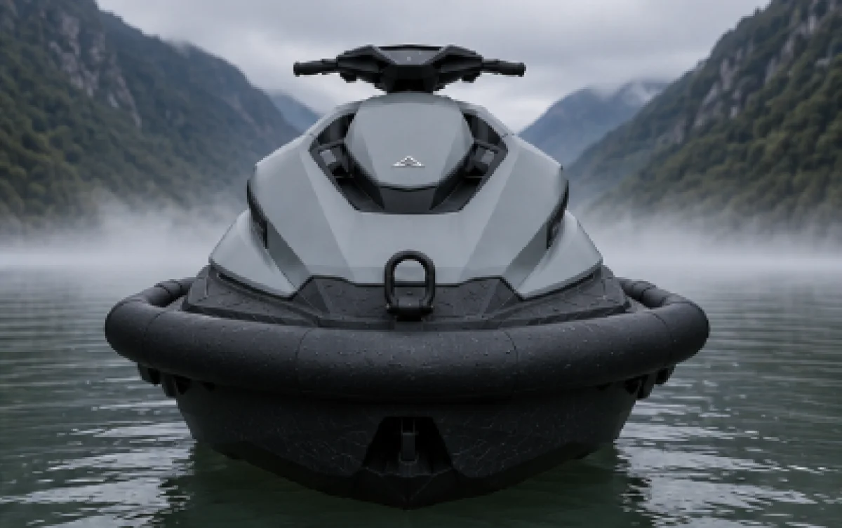 MISC front view on the water
