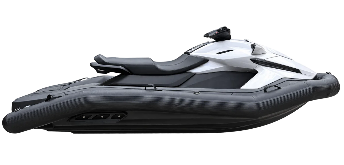 MISC personal watercraft with wraparound flotation collar, isolated side view